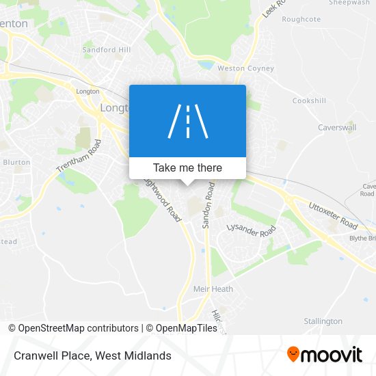 Cranwell Place map