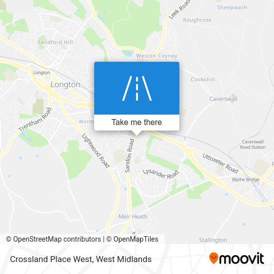 Crossland Place West map