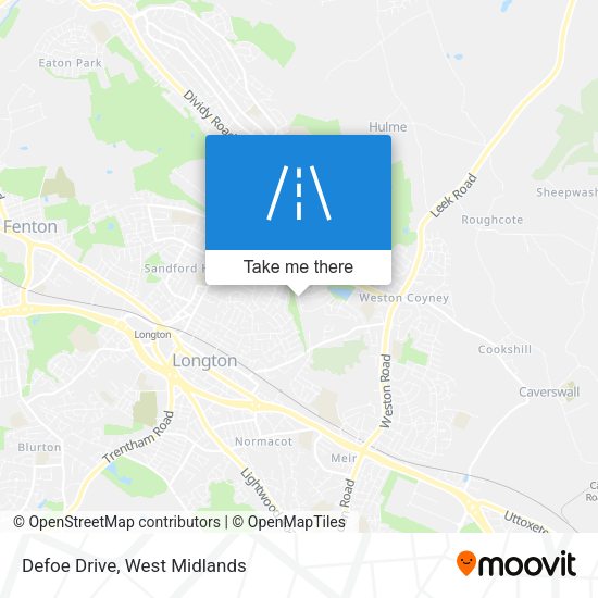 Defoe Drive map