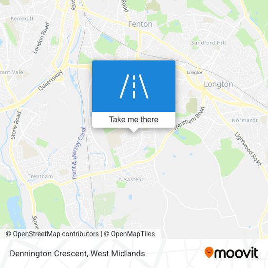 Dennington Crescent map