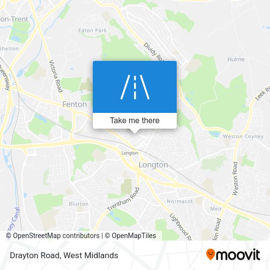 Drayton Road map