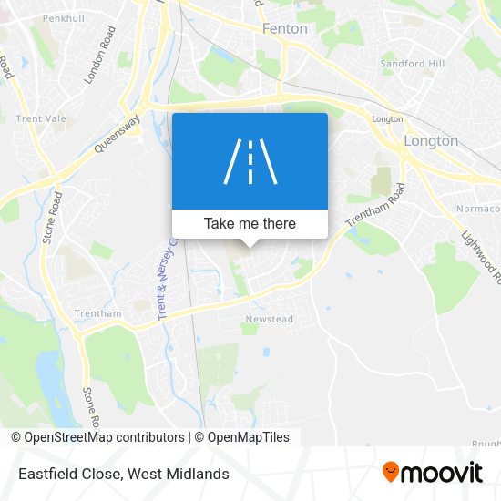 Eastfield Close map