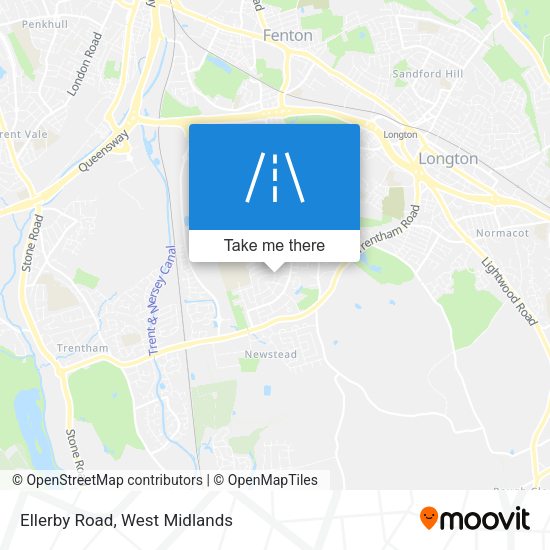 Ellerby Road map