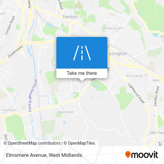 Elmsmere Avenue map
