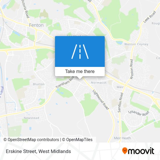 Erskine Street map