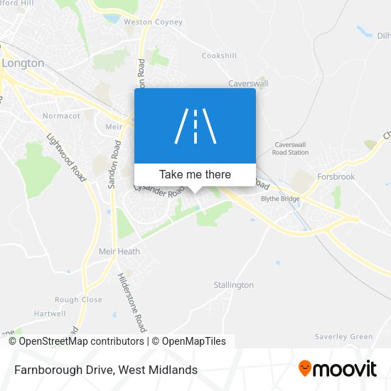 Farnborough Drive map
