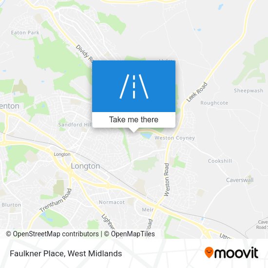 Faulkner Place map