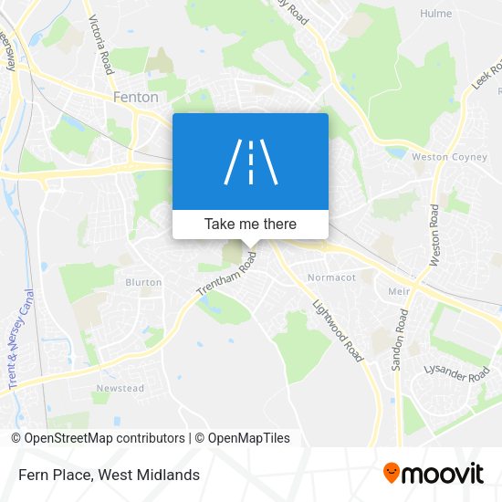 Fern Place map