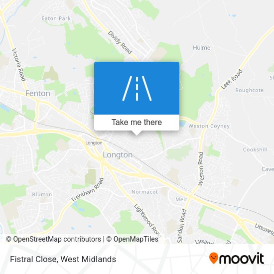 Fistral Close map