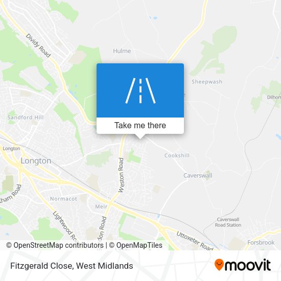 Fitzgerald Close map