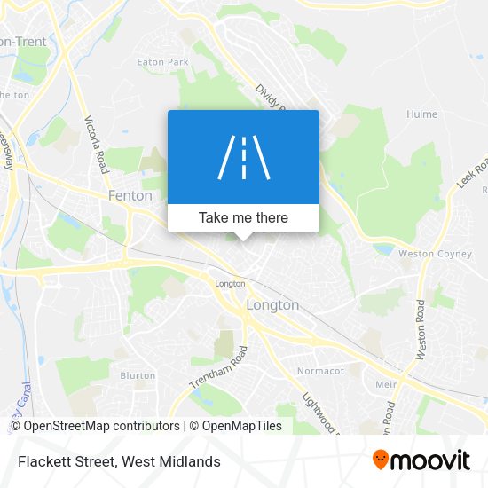 Flackett Street map