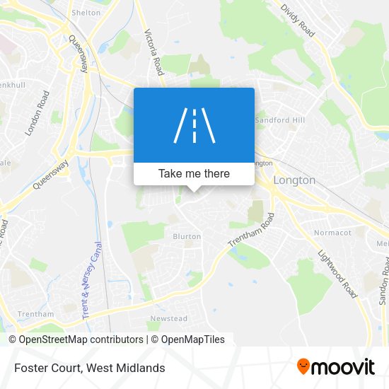 Foster Court map