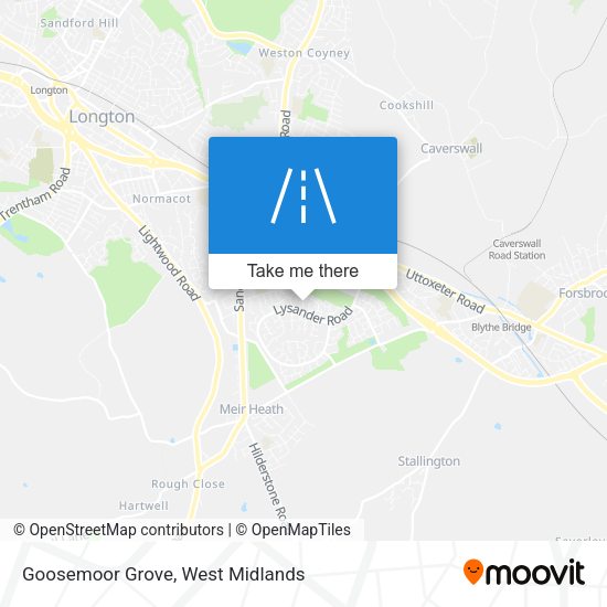 Goosemoor Grove map