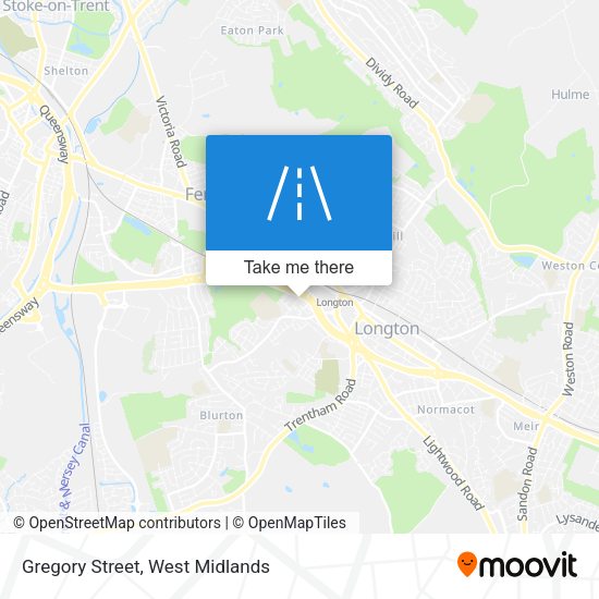 Gregory Street map
