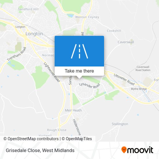 Grisedale Close map