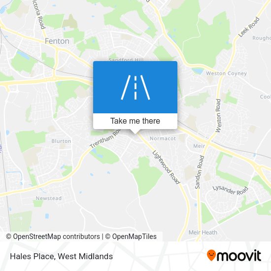 Hales Place map