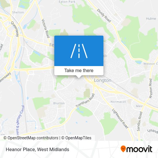 Heanor Place map