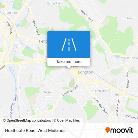 Heathcote Road map
