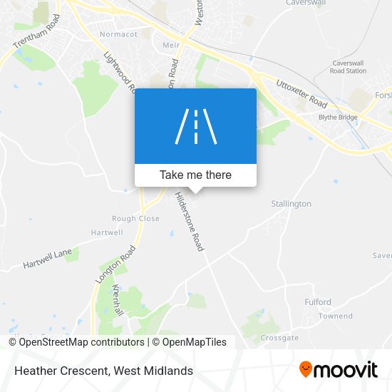 Heather Crescent map