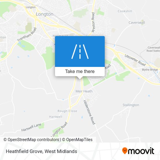Heathfield Grove map