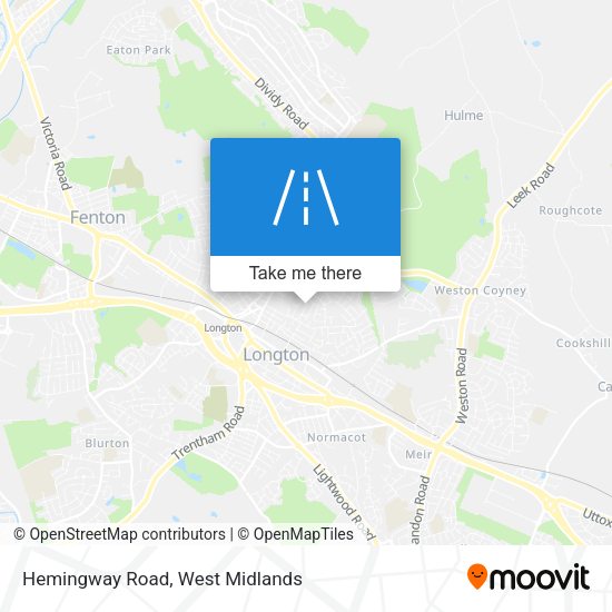 Hemingway Road map