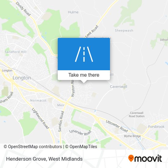 Henderson Grove map