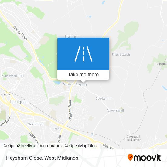 Heysham Close map