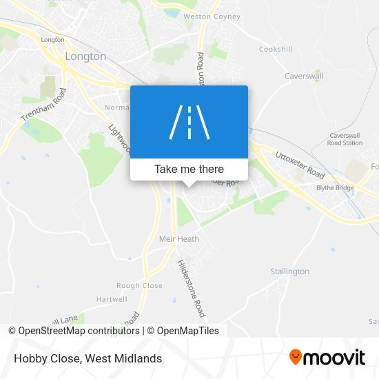 Hobby Close map