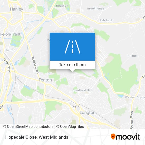 Hopedale Close map