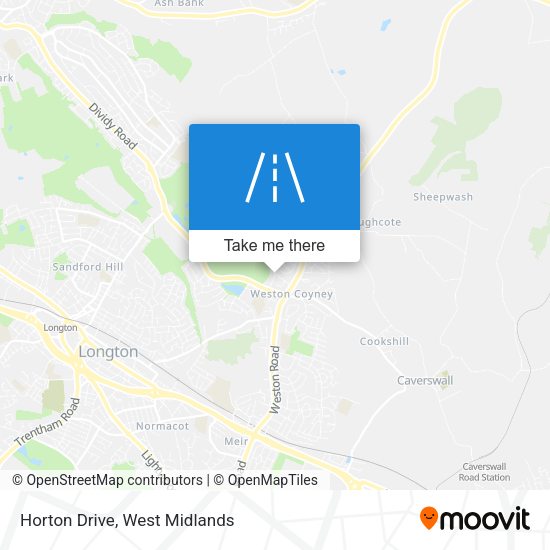 Horton Drive map