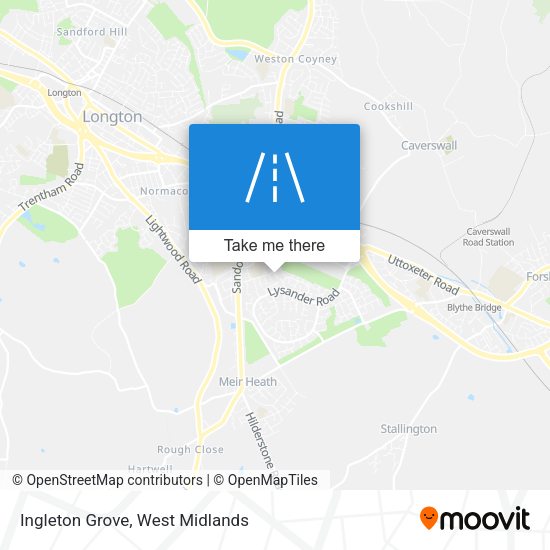 Ingleton Grove map