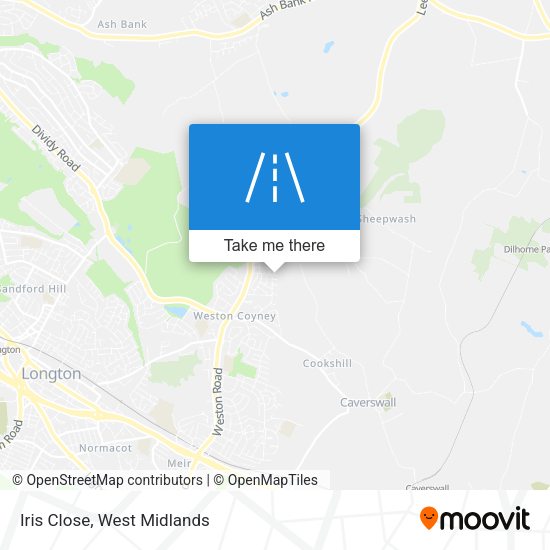 Iris Close map
