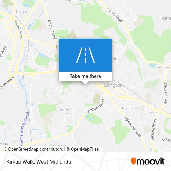Kirkup Walk map
