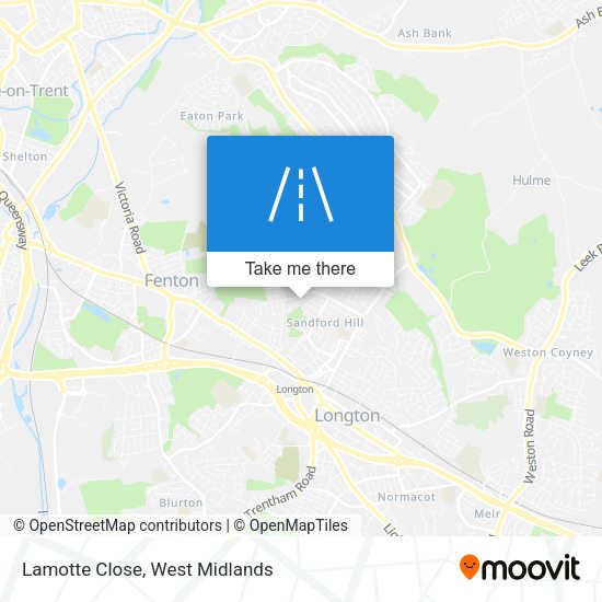 Lamotte Close map
