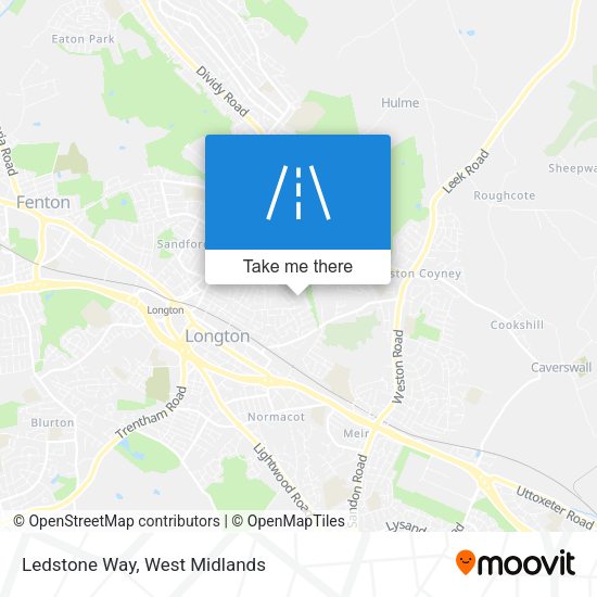 Ledstone Way map