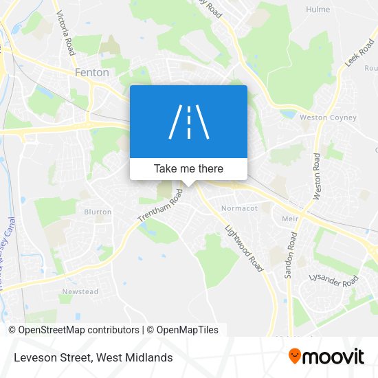 Leveson Street map