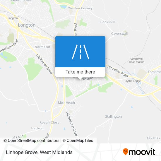 Linhope Grove map
