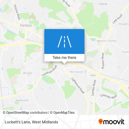 Lockett's Lane map