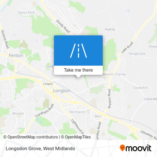 Longsdon Grove map