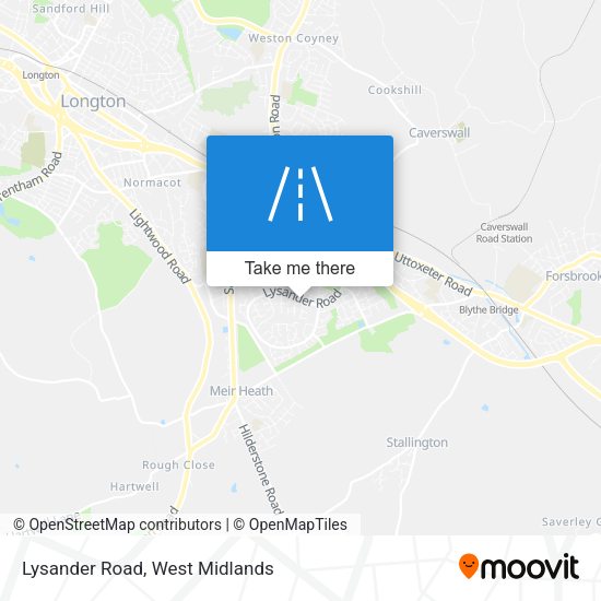 Lysander Road map