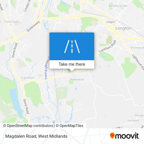 Magdalen Road map