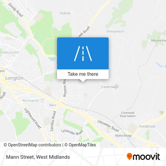 Mann Street map