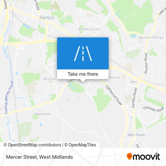 Mercer Street map