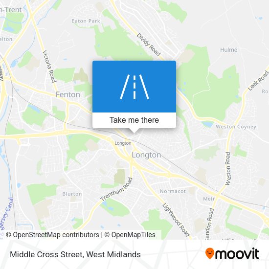 Middle Cross Street map