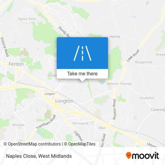 Naples Close map