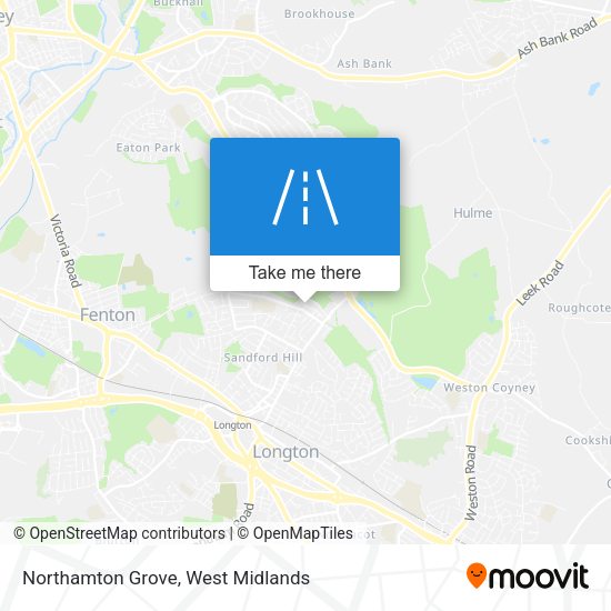 Northamton Grove map