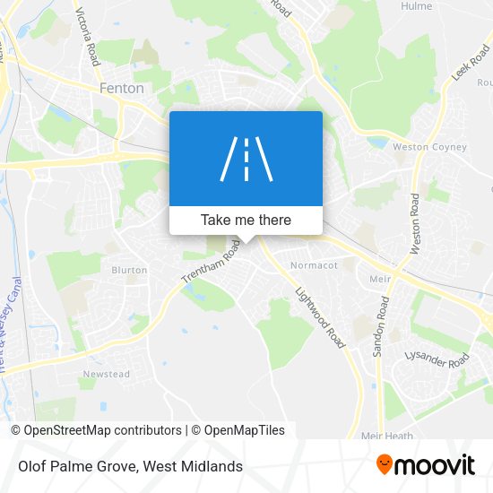Olof Palme Grove map