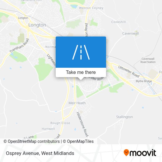 Osprey Avenue map