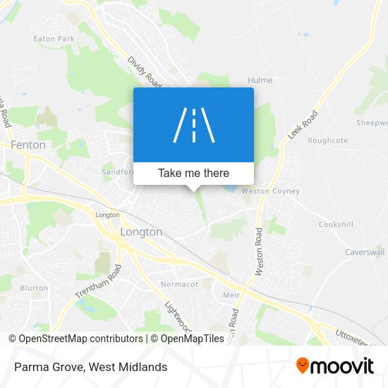 Parma Grove map