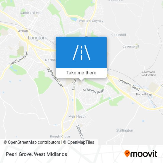 Pearl Grove map